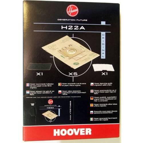 Σακούλες χάρτινες ηλεκτρικής σκούπας HOOVER H22A original