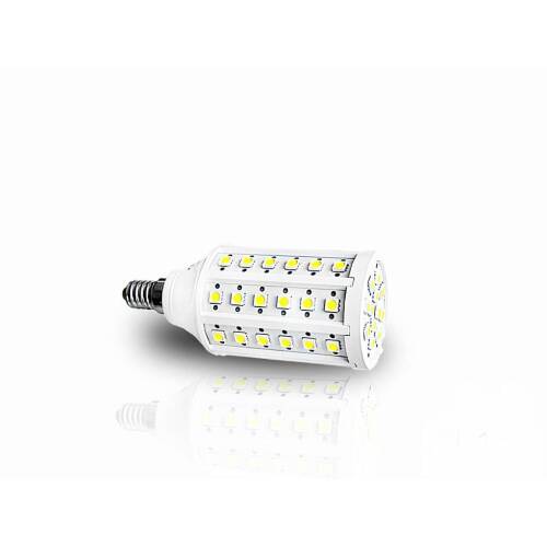 Λαμπτήρας LED LMS E14 60 SMD 9 Watt Corn Θερμό Λευκό[05210]