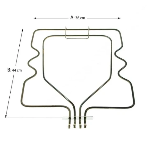 Κάτω Αντίσταση Φούρνου Διπλή 830W, 650W PITSOS, SIEMENS, BOSCH, NEFF 10102010 (1)