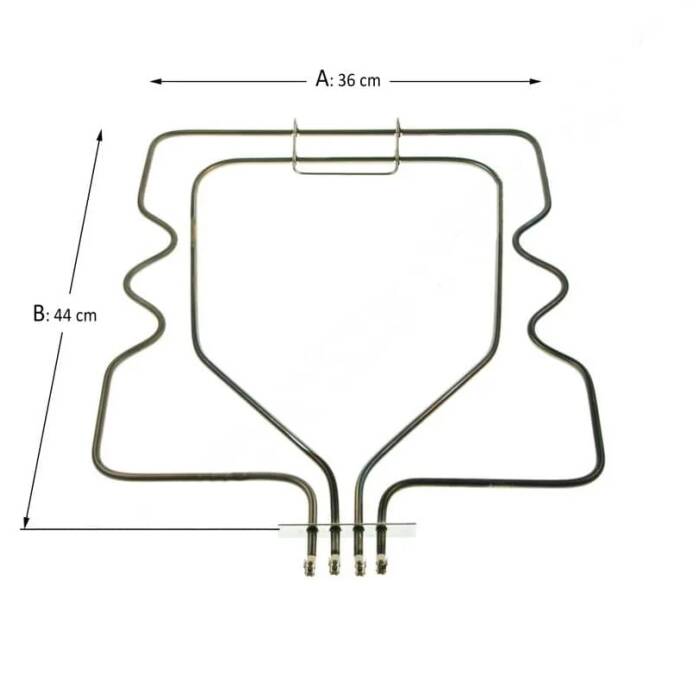 Κάτω Αντίσταση Φούρνου Διπλή 830W, 650W PITSOS, SIEMENS, BOSCH, NEFF 10102010 (1)