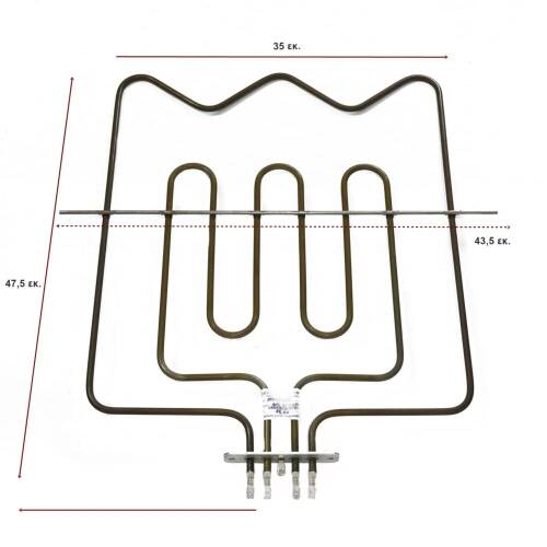 Άνω Αντίσταση και Γκρίλ Φούρνου 3000W IZOLA, ESKIMO 92020919 (1)