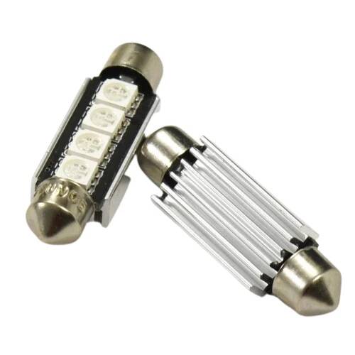 CAR LED Can Bus Σωληνωτό 4 SMD ΜΠΛΕ 05617