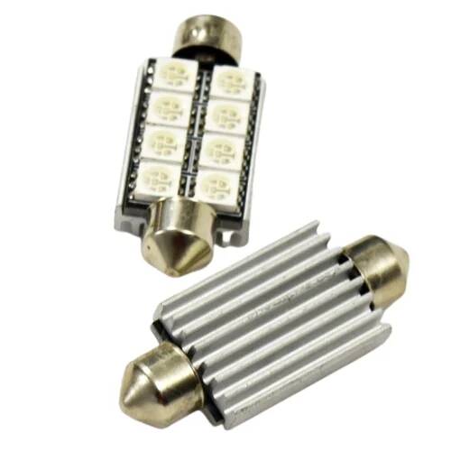 CAR LED Can Bus Σωληνωτό 8 SMD 41mm 5050 ΜΠΛΕ 05618