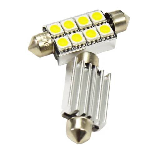 CAR LED Can Bus Σωληνωτό 8 SMD 42mm ΨΥΧΡΟ ΛΕΥΚΟ 04436