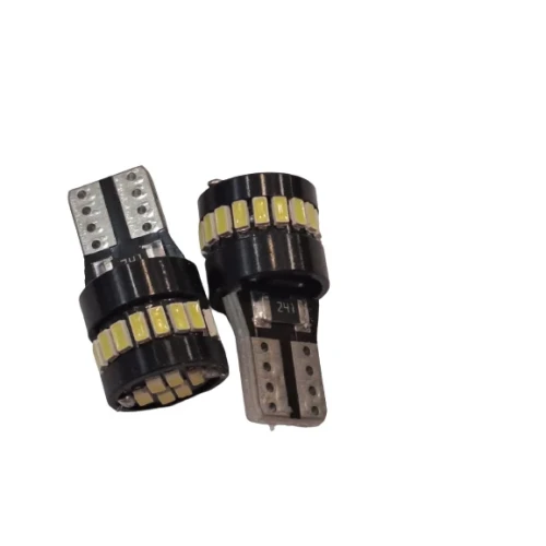 CAR LED T10 Can Bus με 24 SMD 12V STROBE 5050 ΨΥΧΡΟ ΛΕΥΚΟ 00030