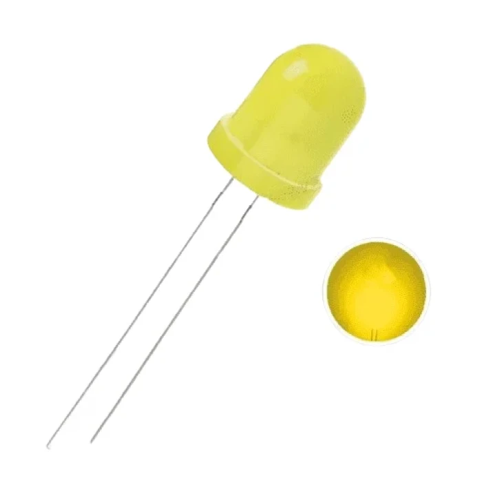 LED DIODE 10mm ΚΙΤΡΙΝΟ 010012