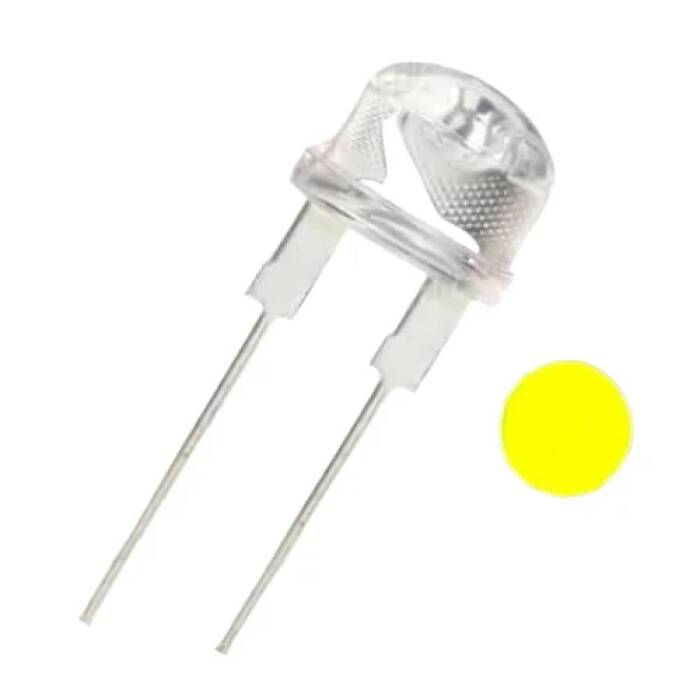 LED DIODE 8mm ΚΙΤΡΙΝΟ 080012