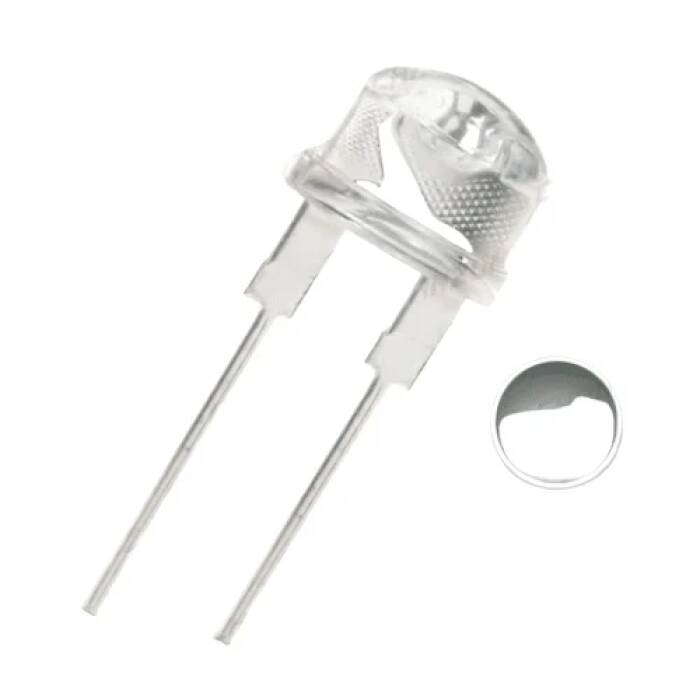 LED DIODE 8mm ΨΥΧΡΟ ΛΕΥΚΟ 080010