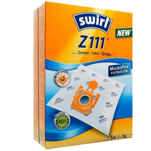 Σακούλες ηλεκτρικής σκούπας SWIRL Z111 για ZELMER / BESTRON κ.ά.