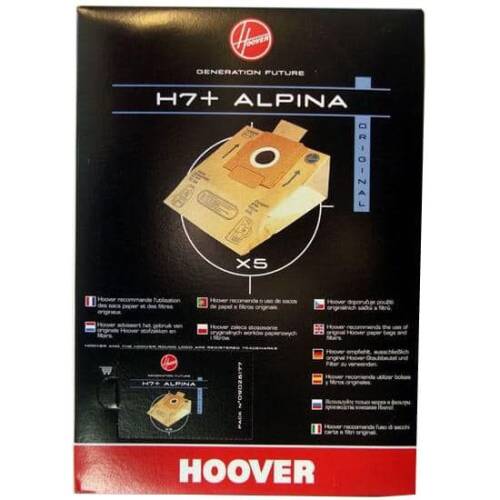 Χάρτινες Σακούλες Σκούπας HOOVER H7+ ALPINA original