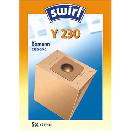 Σακούλες ηλεκτρικής σκούπας SWIRL Y 230 για BOMANN/CLATRONIC