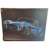 Μεταλλική Ταμπέλα Vintage Car Blue 121212