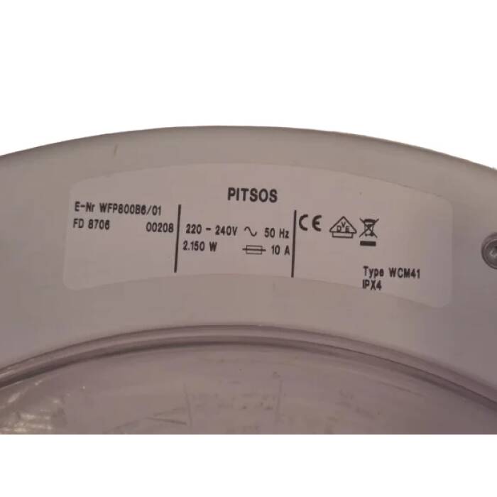 Πόρτα Πλυντηρίου Ρούχων PITSOS WFP800B601 3