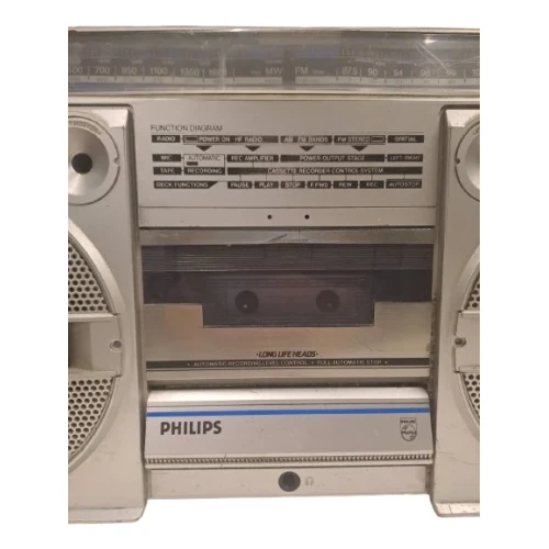 Philips D8134 Stereo Radio Cassette Recorder – Ρετρό Διακοσμητικό Αντικείμενο 491851 1