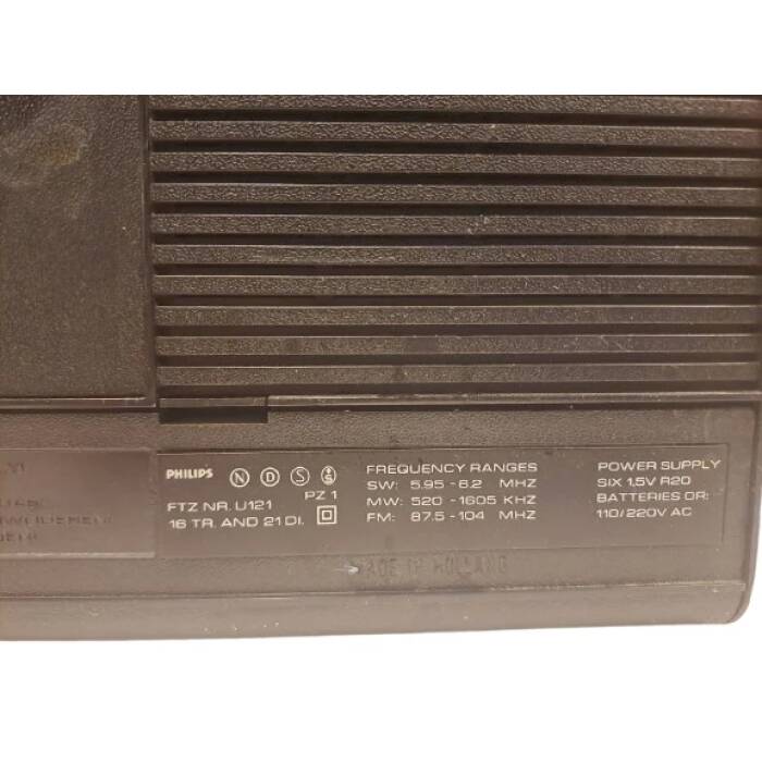 Vintage Philips Radio RR437- Συλλεκτικό Διακοσμητικό Αντικείμενο 4918850 3